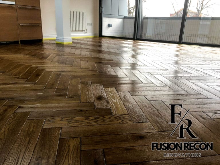 Read more about the article Wooden Herringbone Flooring Installation – Clapham SW4